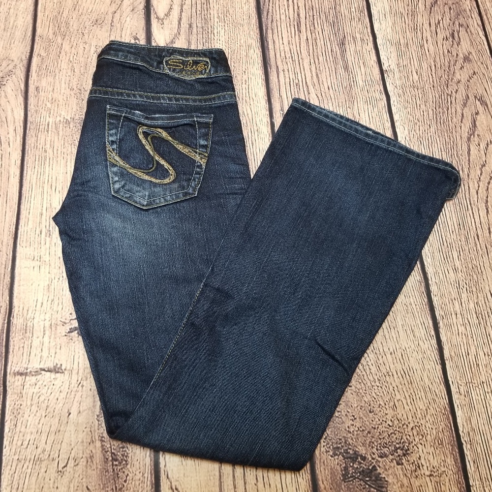 Women's Silver Flare Jeans Sz 27 / 31 | Frances